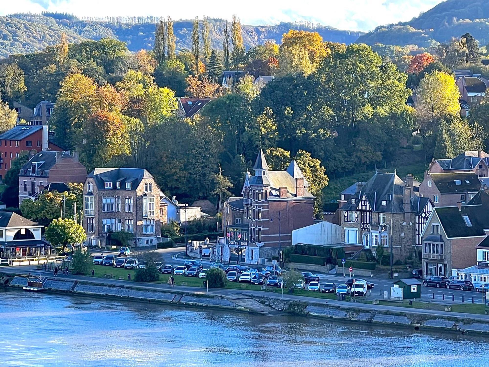Mes Caprices B&B Villa Mosan Bord De Meuse Намюр Екстериор снимка